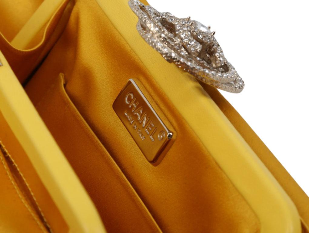 yellow designer clutch
