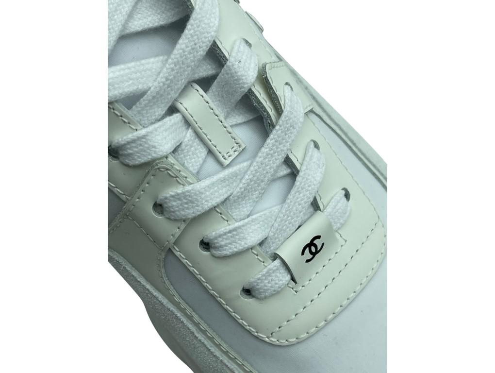 Gray Womens Designer Chanel Sneakers  For Sale