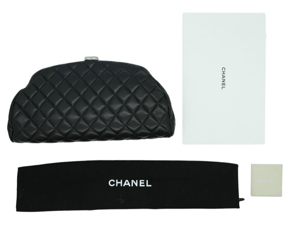 Black WOMENS DESIGNER Chanel Timeless Clutch For Sale