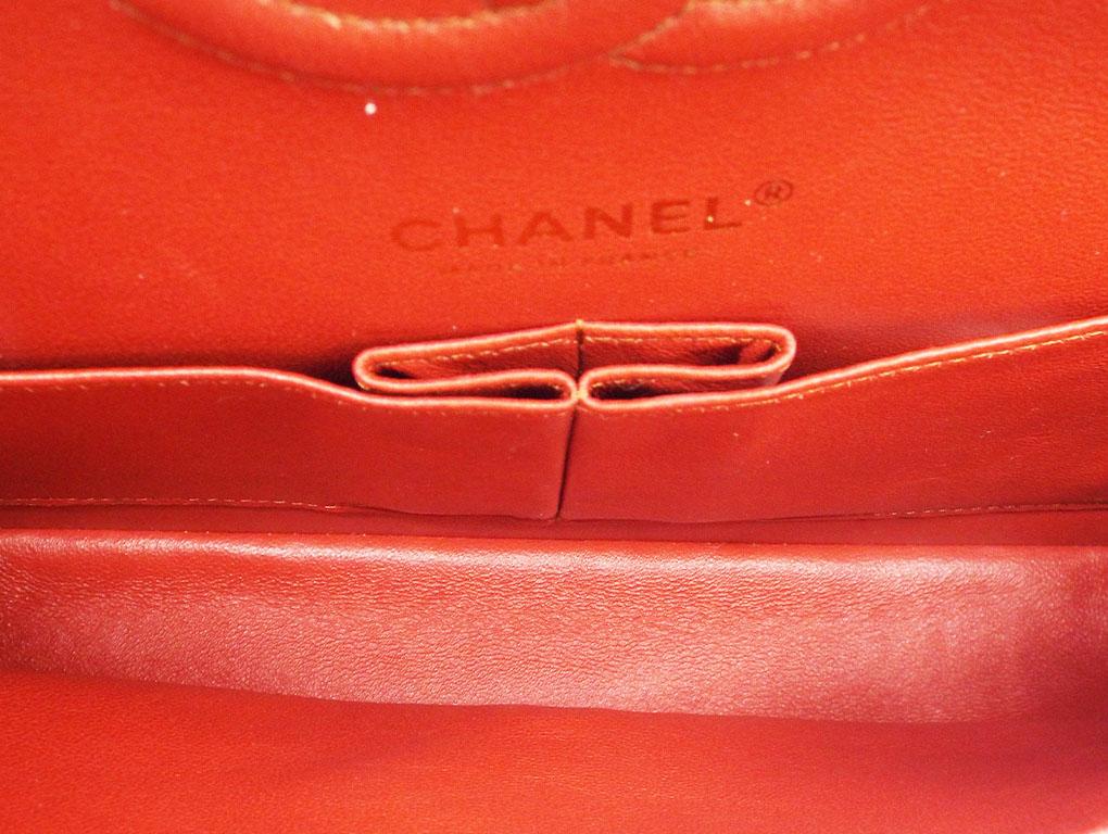 Beige WOMENS DESIGNER Chanel Tweed Medium Double Flap Bag For Sale