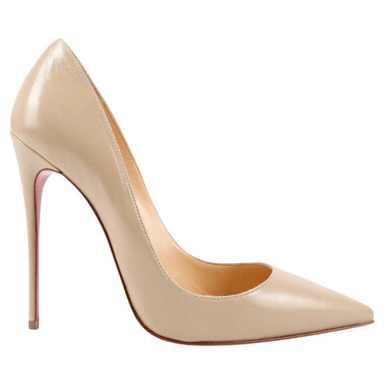 WOMENS Designer Christian Louboutin 120 So Kate Pointed Heeled P For Sale  at 1stDibs