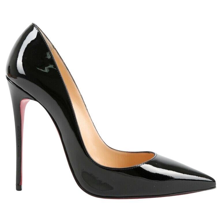 Womens Designer Christian Louboutin 120 So Kate Pointed Heeled Pumps