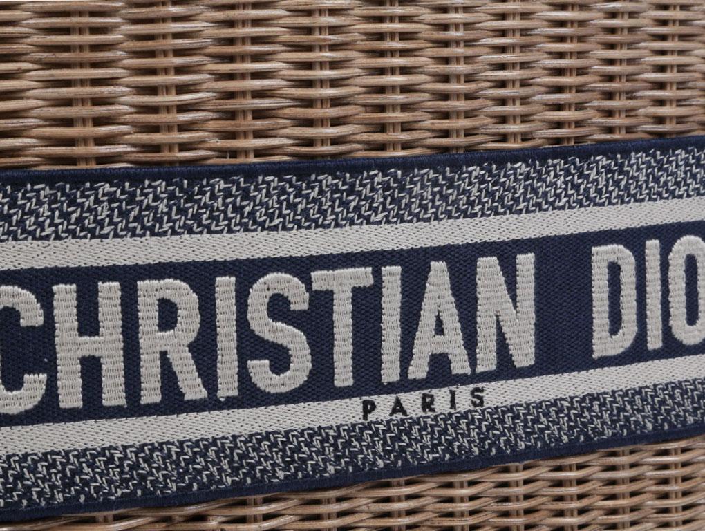 christian dior wicker bag