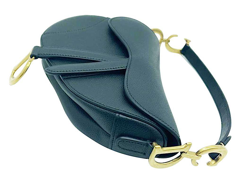 Womens Designer Dior Mini Saddle Bag In Excellent Condition For Sale In London, GB