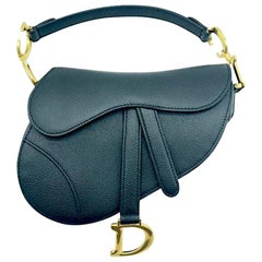 Womens Designer Dior Mini Saddle Bag