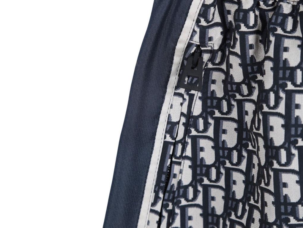 WOMENS DESIGNER Dior Monogramm-Rock - Blauer Schrägschnitt im Angebot 1