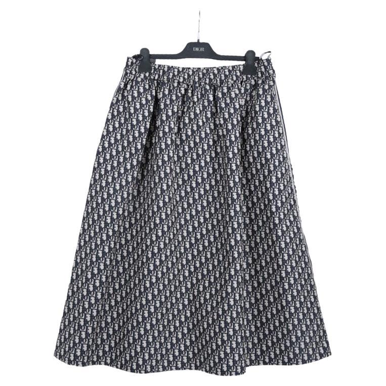 WOMENS DESIGNER Dior Monogram Skirt - Blue Oblique