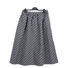 WOMENS DESIGNER Dior Monogram Skirt - Blue Oblique