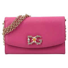 WOMENS DESIGNER Dolce and Gabana Embellished Logo Bag