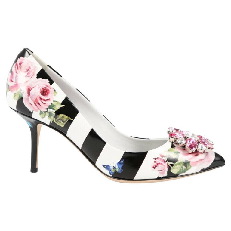dolce & gabbana floral shoes