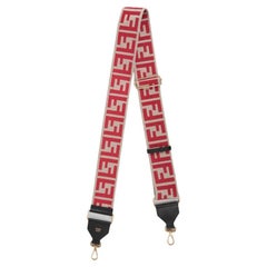 WOMENS DESIGNER Fendi FF Strap You Red
