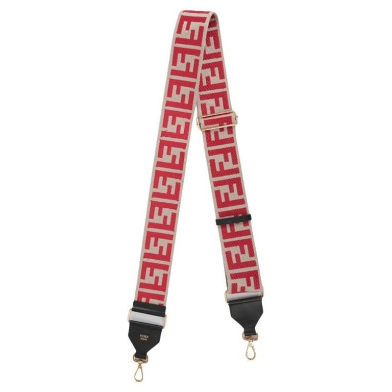 WOMENS DESIGNER Fendi FF Strap You Red For Sale at 1stDibs | tyler the  creator lanyard