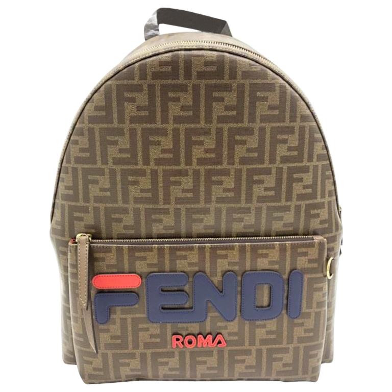 Womens Designer FENDI Mania Backpack For Sale