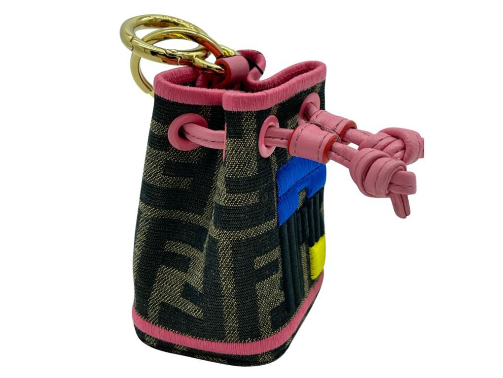 Such a cute bag charm by Fendi in their most popular Mon Tresor range. A new item with the letter R on the front. Brand New and RRP £320.

BRAND	
Fendi

ACCESSORIES	
Dustbag, Box 

COLOUR	
Brown, Pink, Yellow,