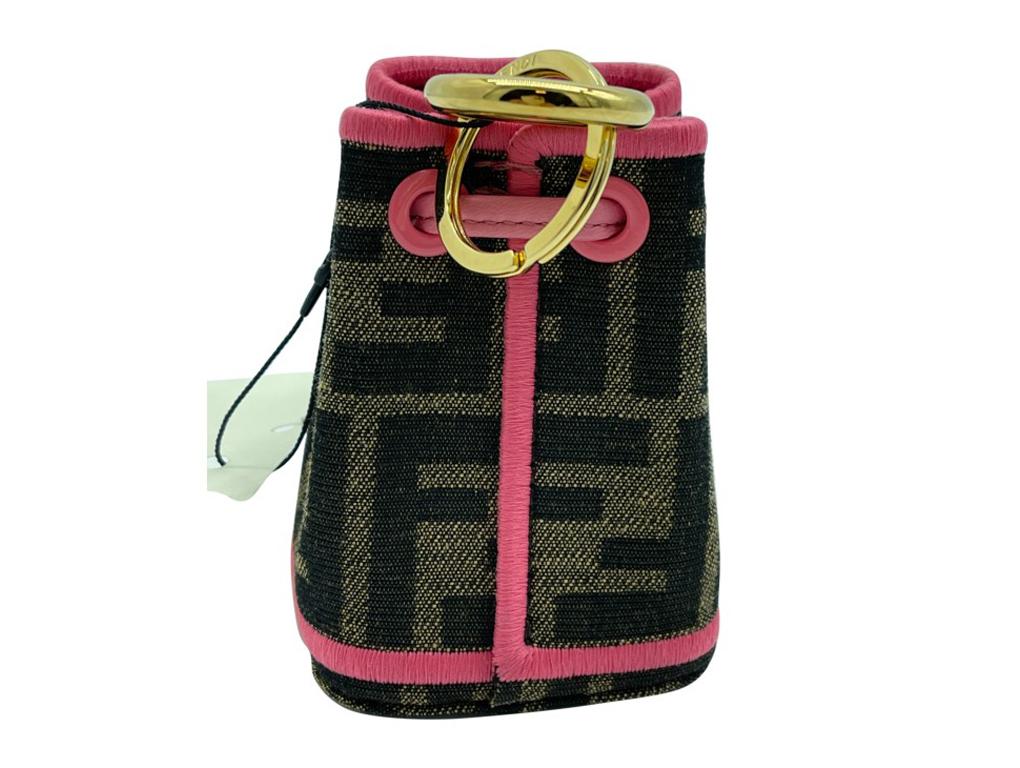 Modern WOMENS DESIGNER Fendi Mon Tresor Micro Bucket Bag Charm - R For Sale