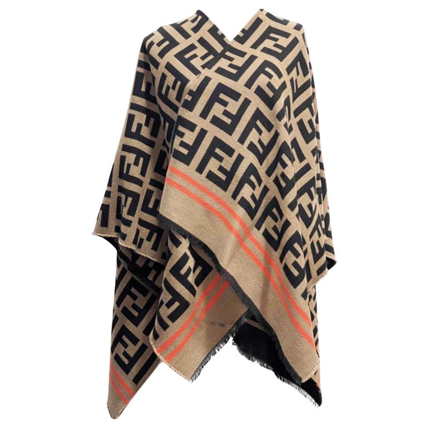 frakobling emulering håndbevægelse Fendi Shawl - 5 For Sale on 1stDibs | fendi cape shawl, fendi shawl womens, fendi  shawls