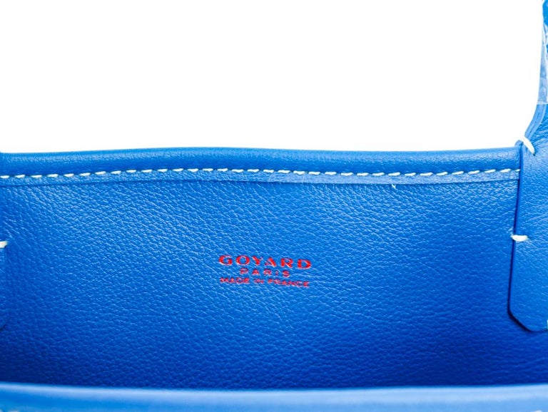 GOYARD ANJOU MINI Tote bag with pouch reversible navy blue $3,424.00 -  PicClick