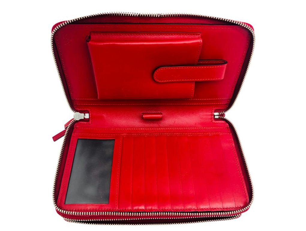 Reisetasche/Tasche für Damen von Gucci Guccissima mit doppeltem Reißverschluss im Angebot 1