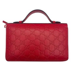 Womens Designer Gucci Guccissima Double Zip Travel Wallet/Bag For Sale at  1stDibs | gucci travel wallet