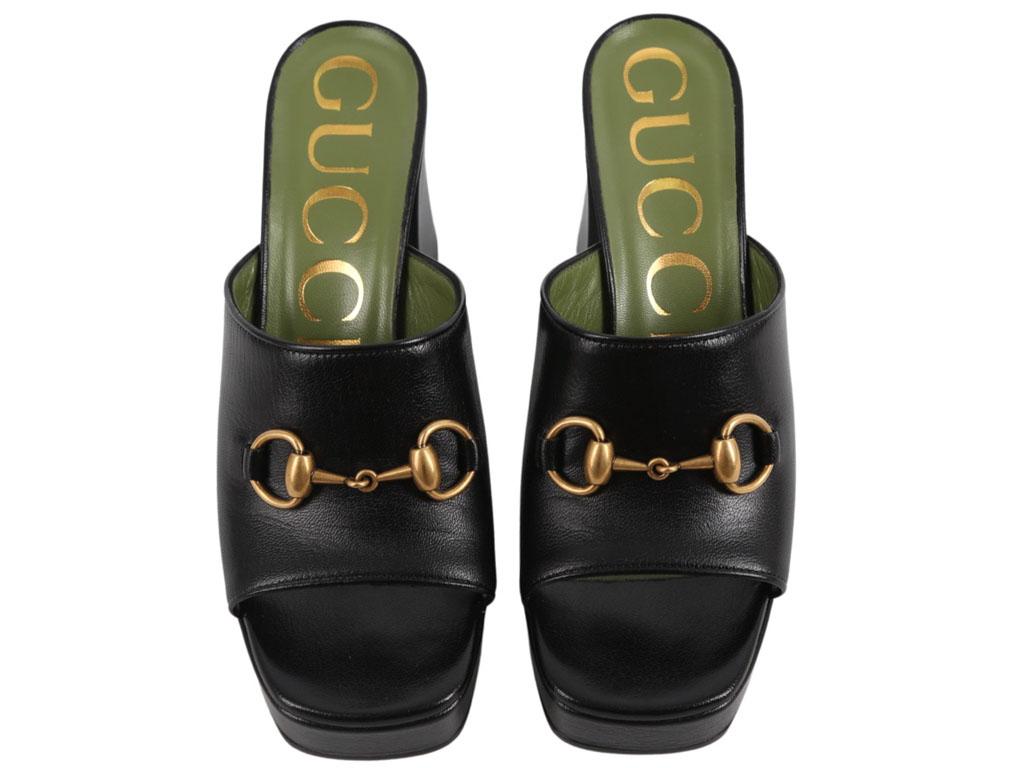Gorgeous pair of Gucci Houdan heels in a size 36 (UK 3). Purchased and stored, never worn.

BRAND	
Gucci

FEATURES	
(Made in Italy), Horsebit detail, leather sole

MATERIAL	
Leather

COLOUR	
Black

ACCESSORIES	
Box, Dust