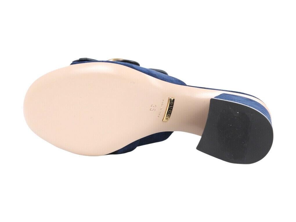 gucci marmont sandals blue
