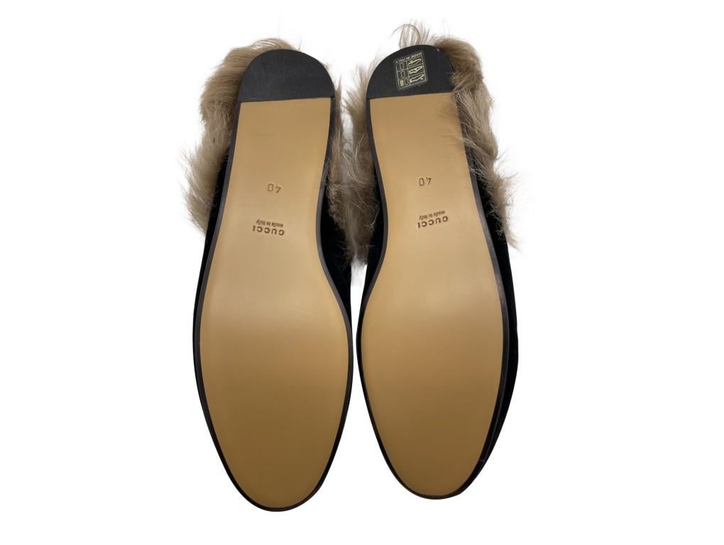 Womens Designer Gucci Princetown Mules In New Condition For Sale In London, GB