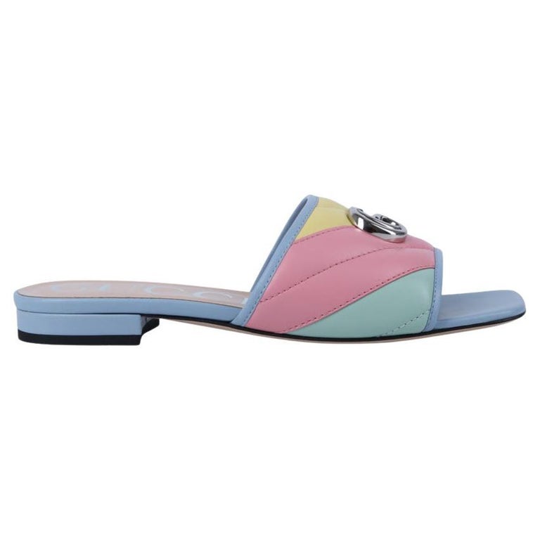 WOMENS DESIGNER Gucci Rainbow Marmont Sandals Size 38 For Sale at 1stDibs |  gucci rainbow sandals, gucci sandals rainbow, rainbow gucci slides