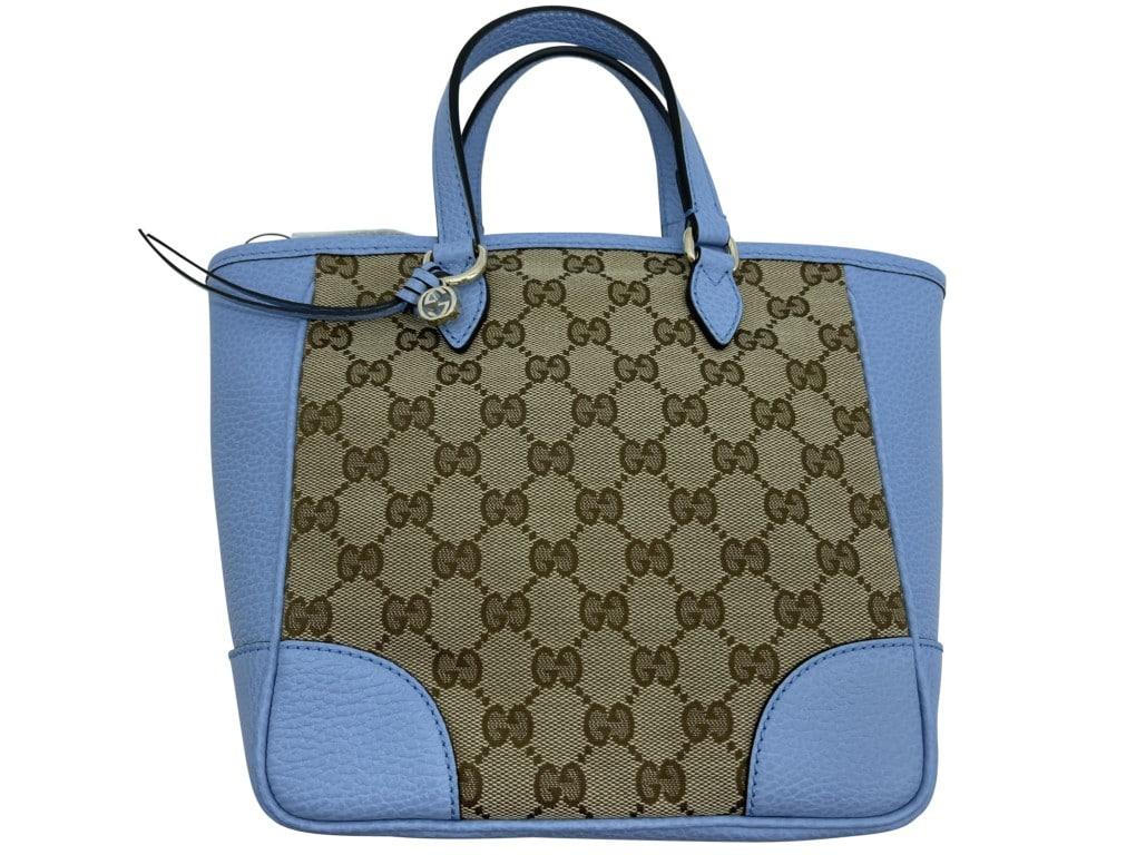 This superb Gucci Bree small tote bag is a classic.  With its detachable strap, you can wear as a shoulder, cross-body, or hand-held bag as it’s so versatile. A new piece available for sale.
BRAND	
Gucci

ACCESSORIES	
Care Booklet, Detachable strap,