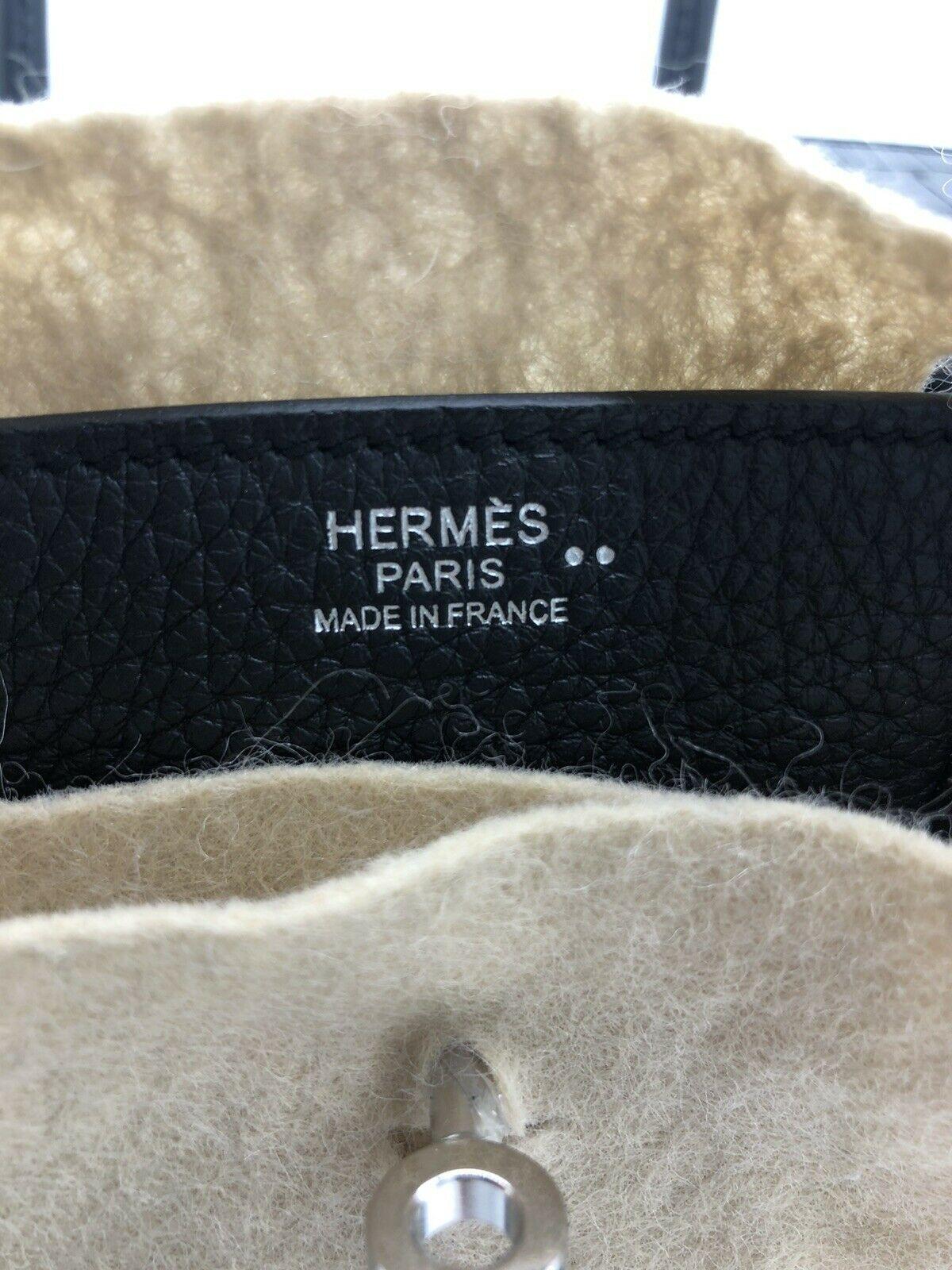 Womens Designer Hermes Birkin 30 Touch Black Togo/Crocodile Leather For Sale 4
