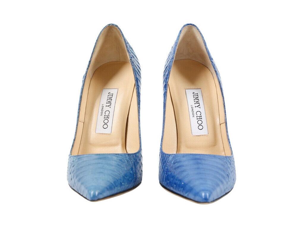 WOMENS Designer Jimmy Choo Pointed Toe Heeled Pumps In Excellent Condition In London, GB