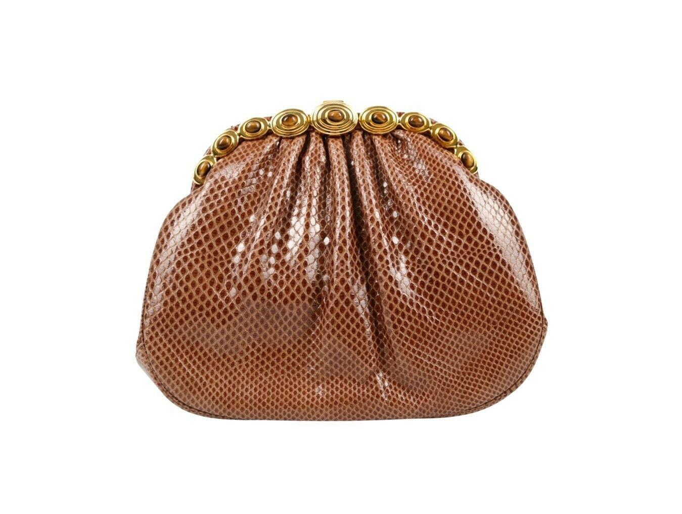 designer gold clutch