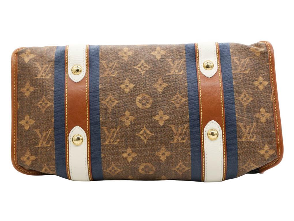 WOMENS DESIGNER Louis Vuitton Limited Edition Rayures Tissue GM - Brown For Sale 1