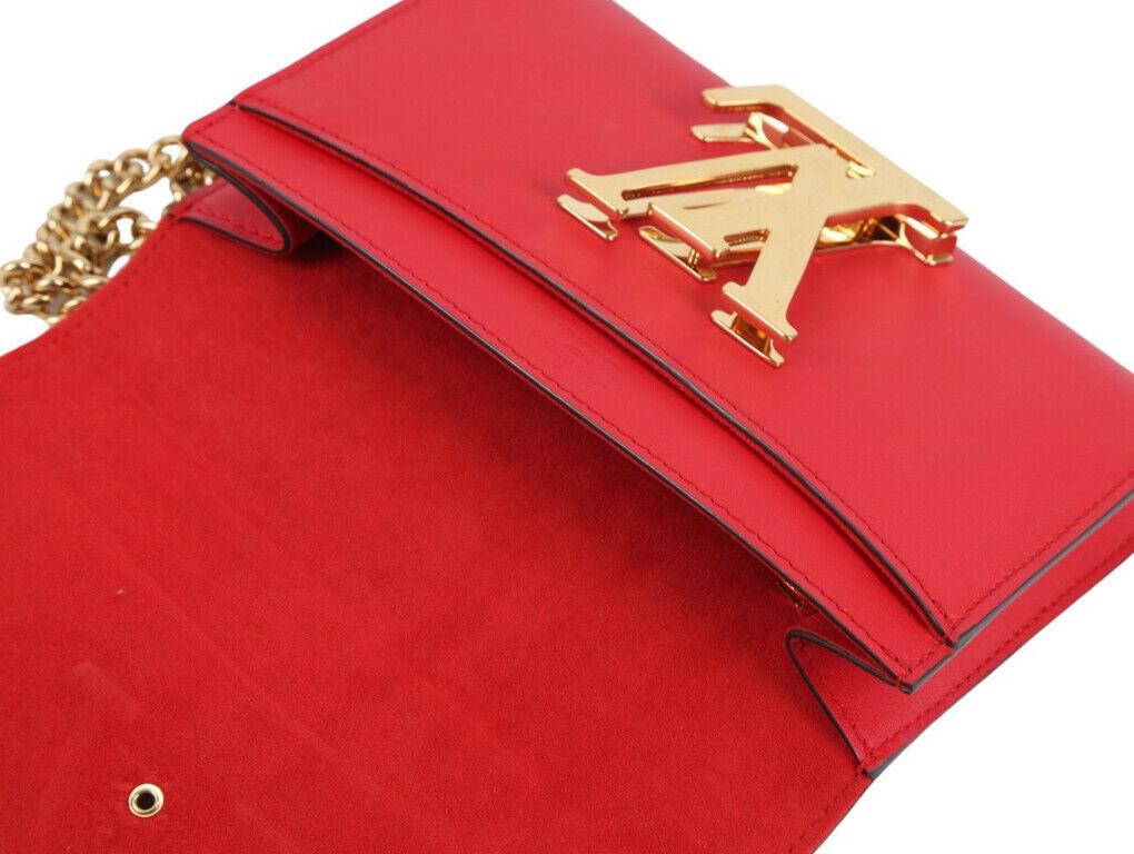 WOMENS DESIGNER Louis Vuitton Louise MM Kettentasche im Angebot 4