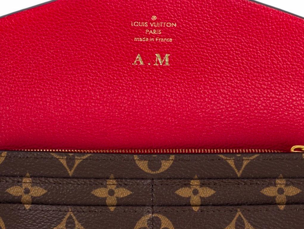 Designerin für Damen LOUIS VUITTON MONOGRAM PALLAS WALLET im Zustand „Hervorragend“ im Angebot in London, GB