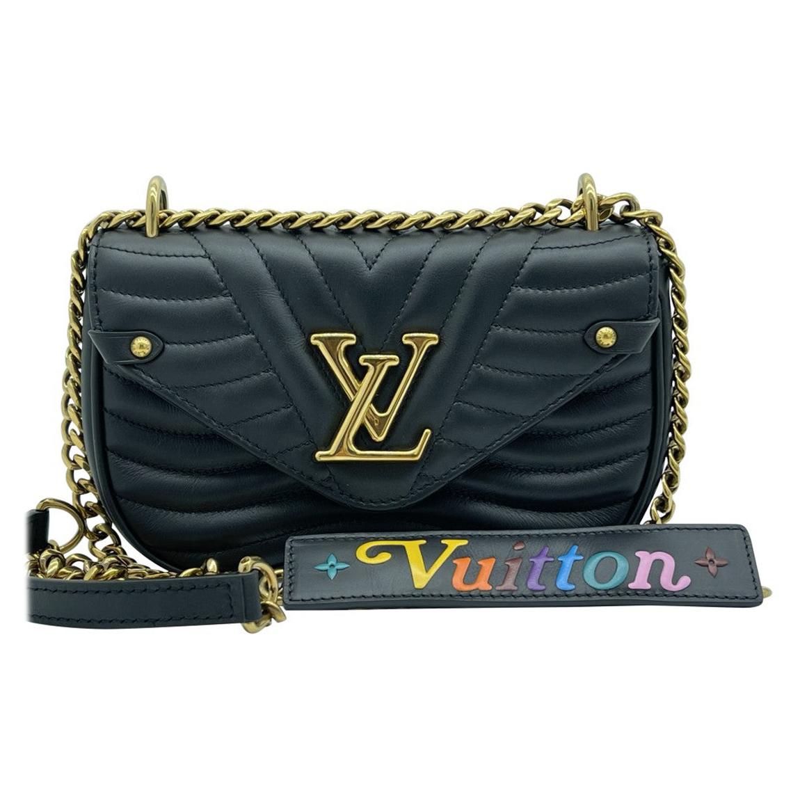 Womens Designer Louis Vuitton New Wave PM Chain Bag For Sale at 1stDibs