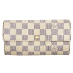 WOMENS DESIGNER Louis Vuitton Sarah Wallet – Azure