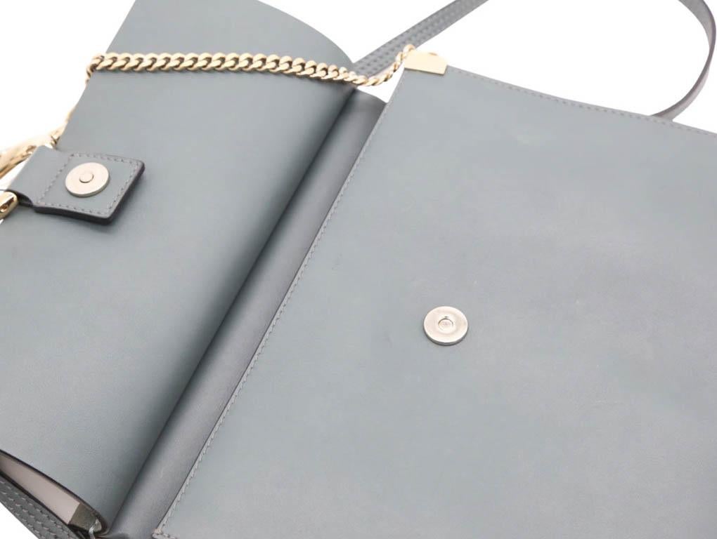 WOMENS DESIGNER Lovely Chloe Faye Shoulder Bag for sale in a lovely blue colour. For Sale 2