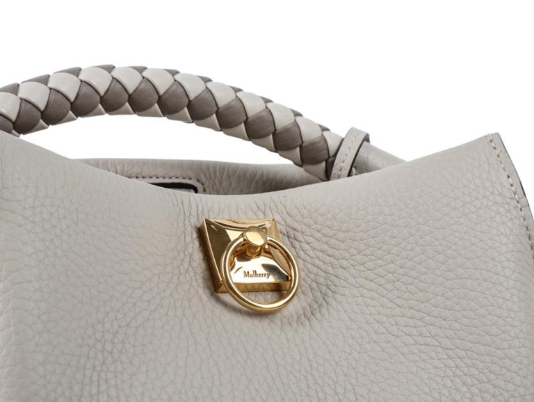 Mulberry Iris Small Top Handle Bag in White