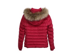 WOMENS DESIGNER Tommy Hillfiger - Tommy Jeans Puffer Jacket - Red - XS
