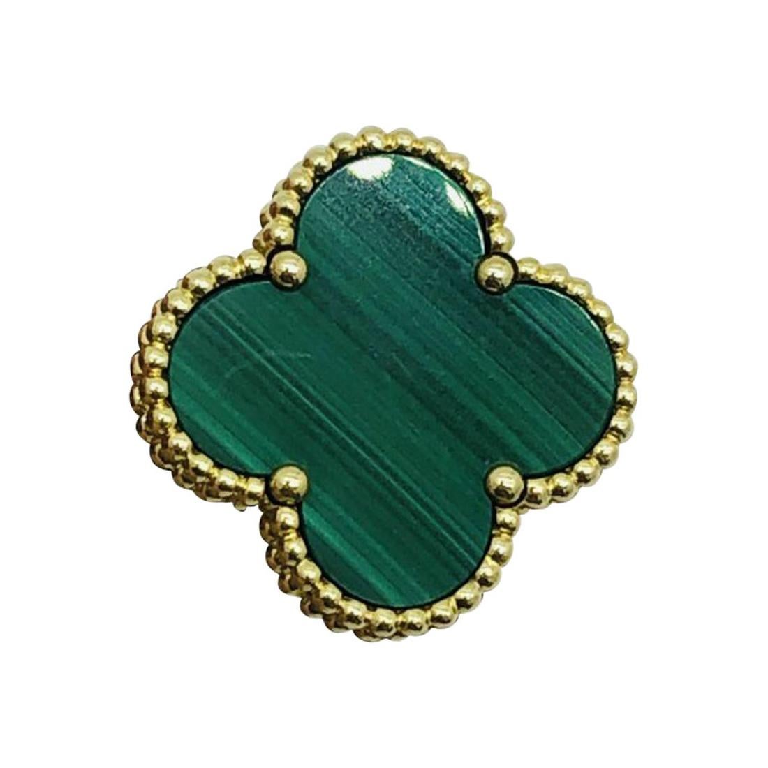 Womens Designer Van Cleef & Arpels Magic Alhambra Ring -55 For Sale