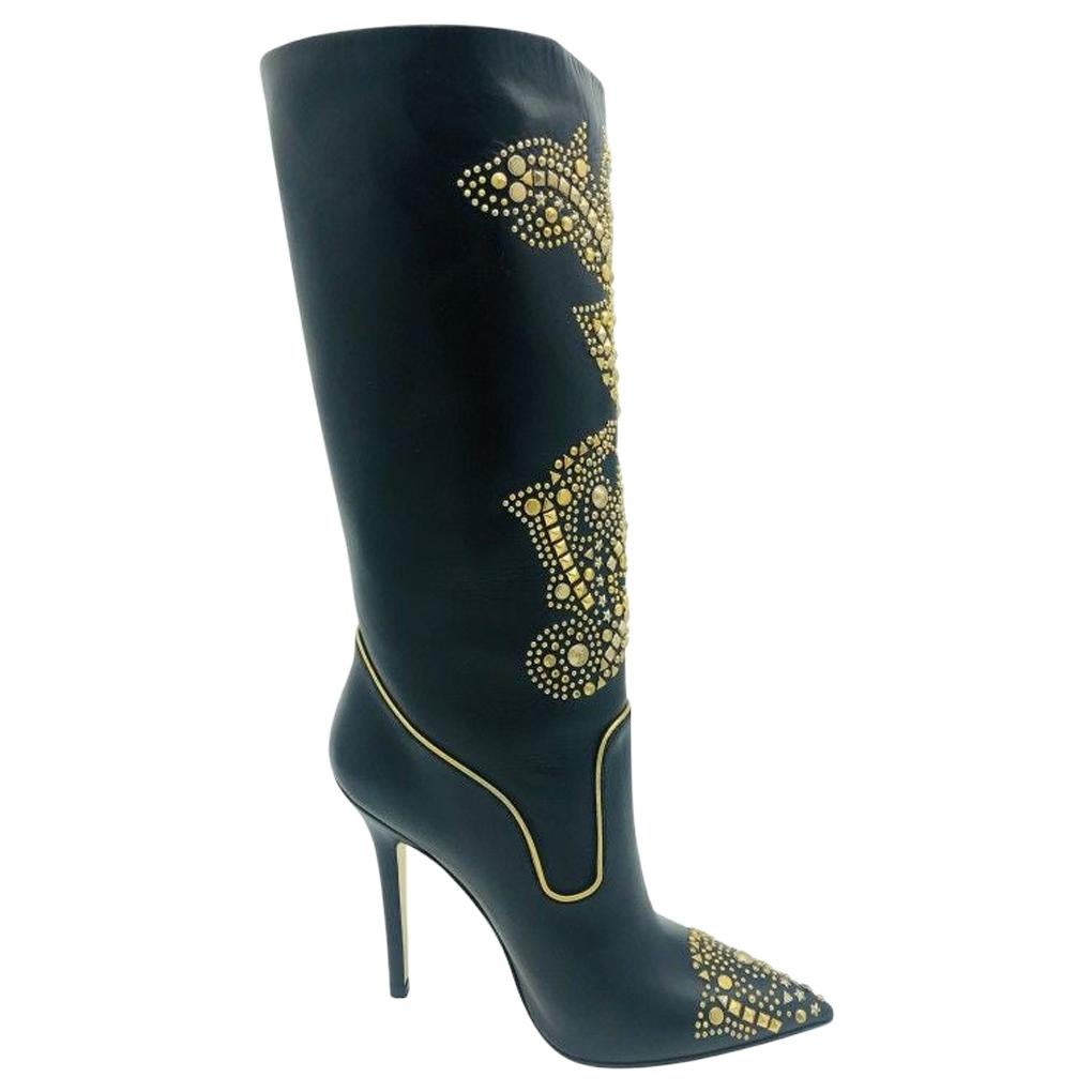 versace boots womens