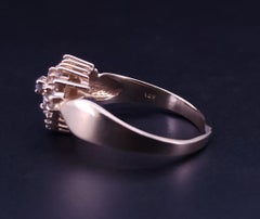 Women’s Diamond Ring in 14K Yellow Gold, Size 7.25