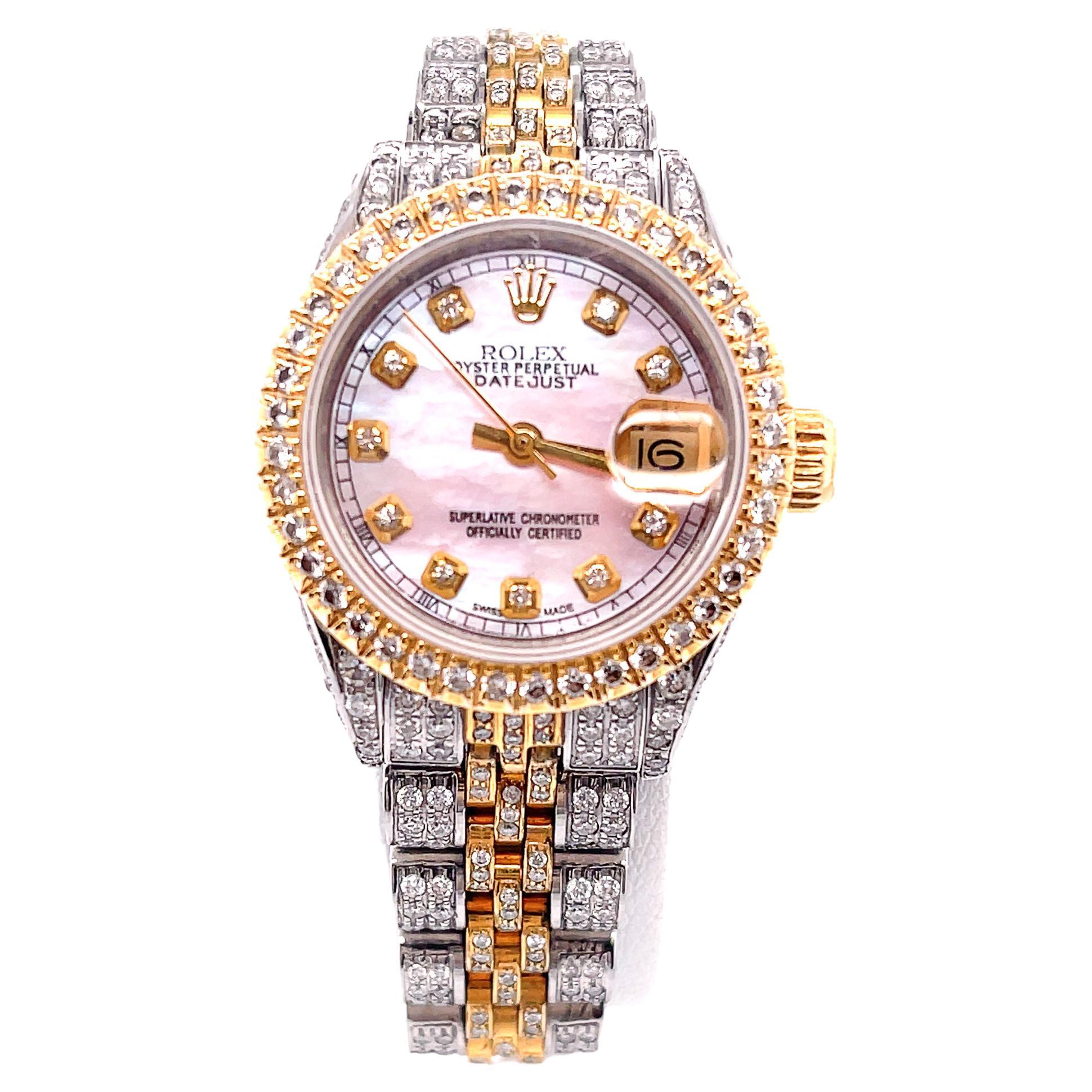 Rolex Women's Modele Depose 1401 18 Karat Watch Cameleon Leather Band