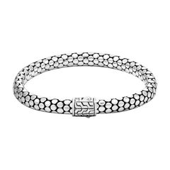 Womens Dot Silver Small Chain Bracelet BB3905XUM