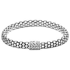 Women's Dot Silver Small Chain Bracelet BB3905XS