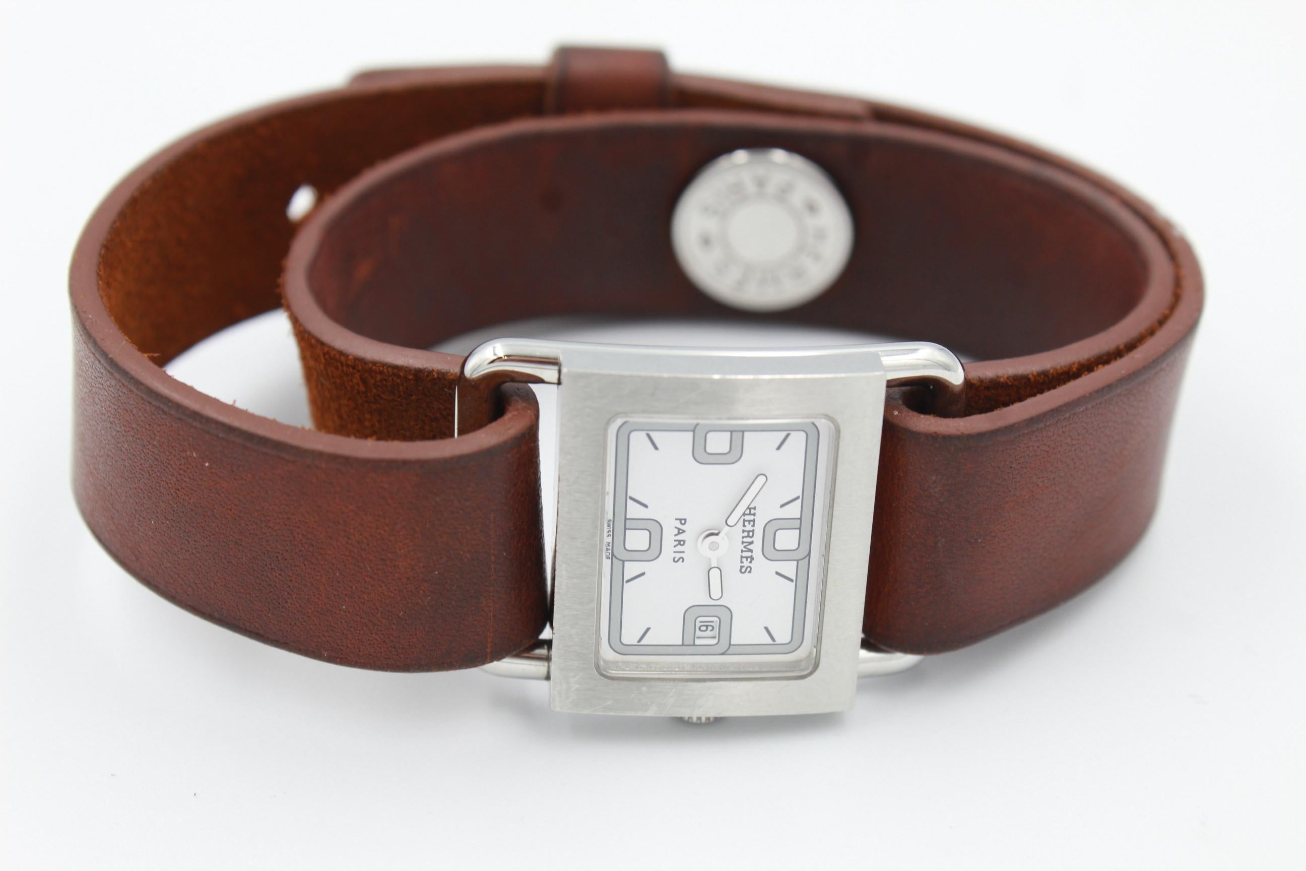 Women's or Men's Women's Hermes Barenia  Stainless Steel  Watch