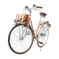 Women's Leather- Covered Bicycle Natural
