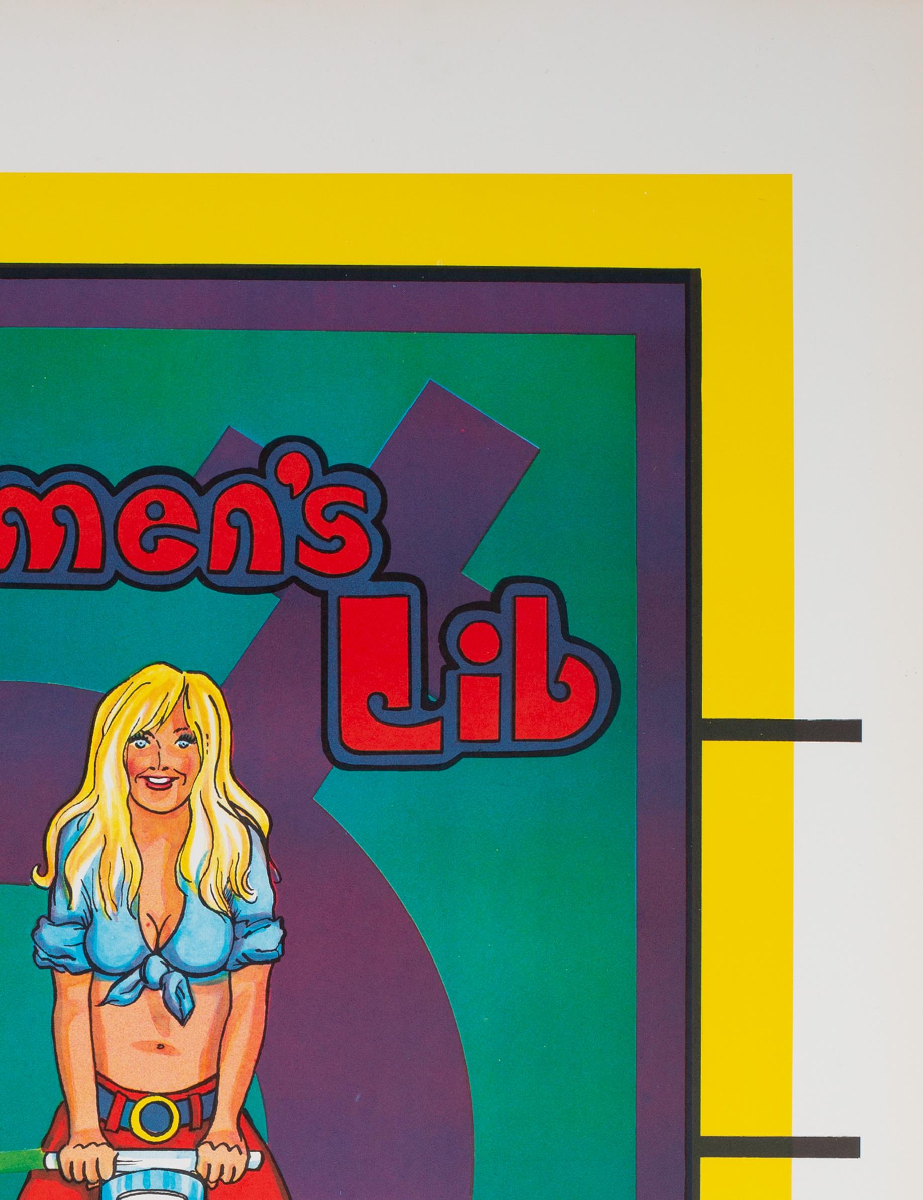 „Women's Lib Can You Dig it“, amerikanisches Politisches/Protestplakat, 1970er Jahre (20. Jahrhundert) im Angebot