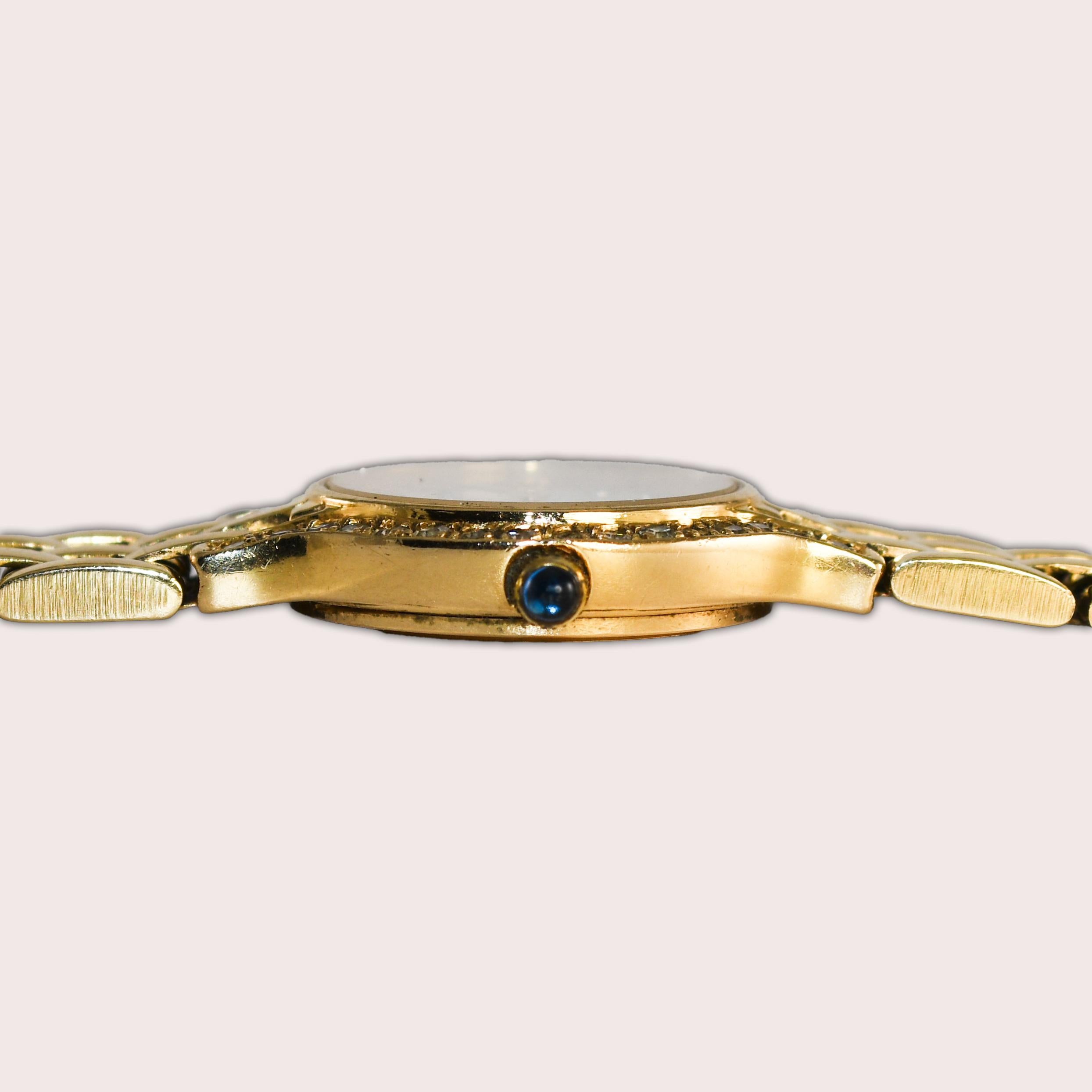 Damen-Movado-Diamant-Lünette-Uhr für Damen, 20 mm im Angebot 4
