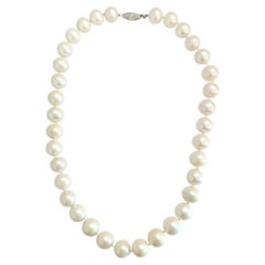 Womens Natural Fresh Water Pearl Necklace 14k Gold